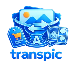 Transpic image translator logo